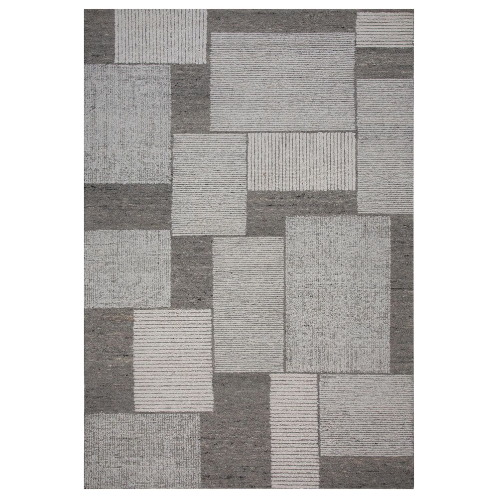 RIZZY Willow Gray, Ivory, Beige and Charcoal 2"6" x 8" Runner, , large