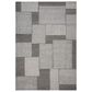 RIZZY Willow Gray, Ivory, Beige and Charcoal 2"6" x 8" Runner, , large