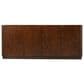 Theodore Alexander Kesden Sideboard in Pyramid Brown and Satin Brass, , large