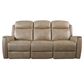 Bassett Douglas Leather Power Reclining Sofa in Wheat, , large