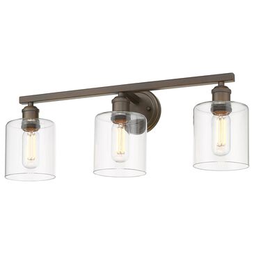 Golden Lighting Fisher 3-Light Bath Vanity in Rubbed Bronze, , large