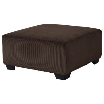 Ashley Kimlee Oversized Accent Ottoman in Chocolate Brown, , large