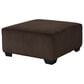 Ashley Kimlee Oversized Accent Ottoman in Chocolate Brown, , large