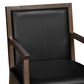 Regency Global Sourcing Regent WallGuard Guest and Reception Side Chair with Black Cushion in Neo Walnut, , large