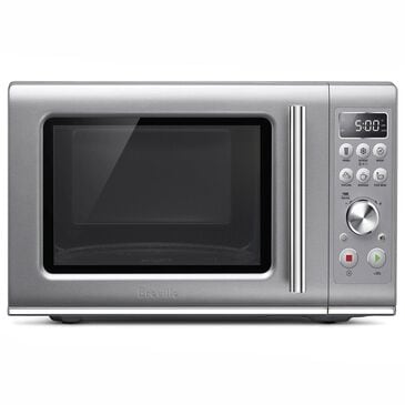 Breville 0.9 Cu. Ft. Countertop Compact Microwave Oven in Silver, , large