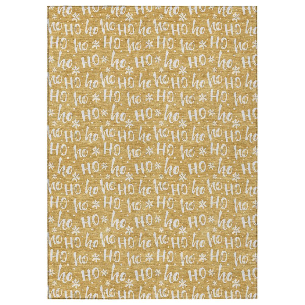 Dalyn Rug Company Wonderland WN22 3" x 5" Gold Indoor/Outdoor Area Rug, , large