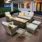 HOMLUX 7-Piece Patio Set in Grey, , large