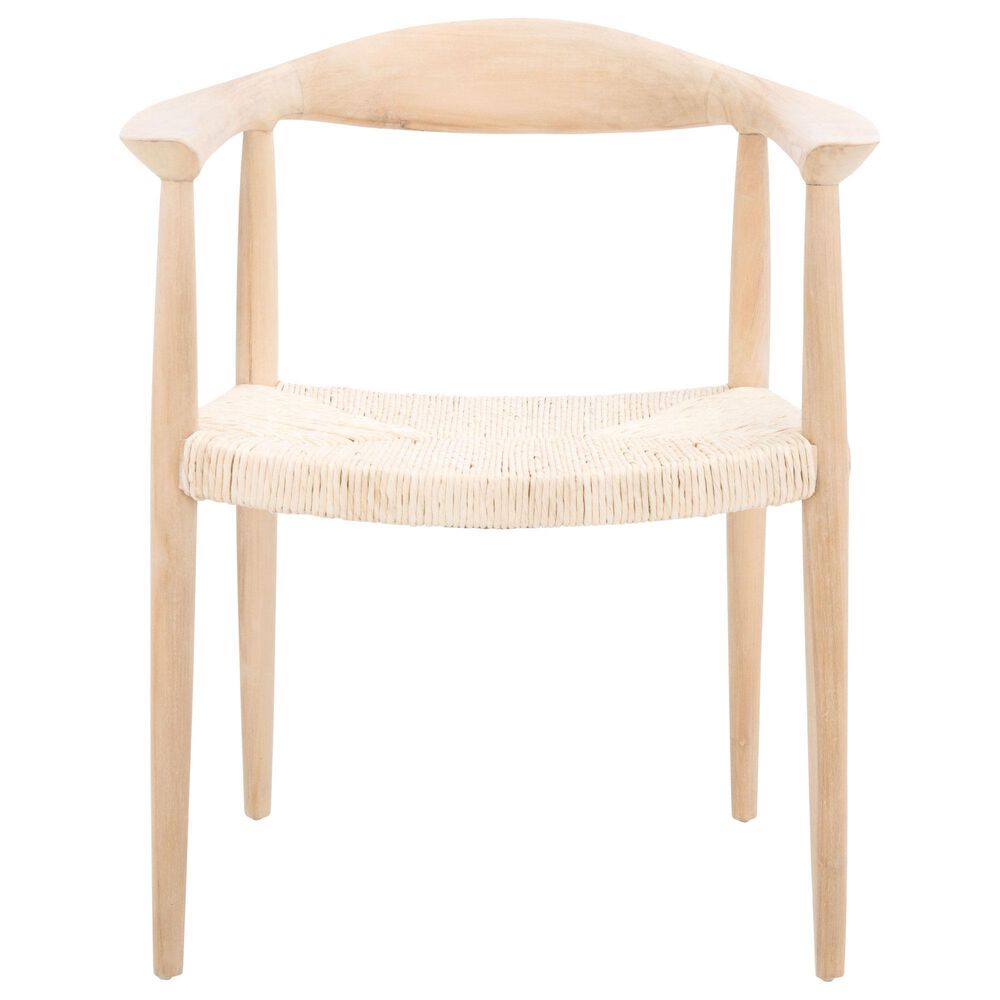Safavieh Gianni Accent Chair in Natural | NFM