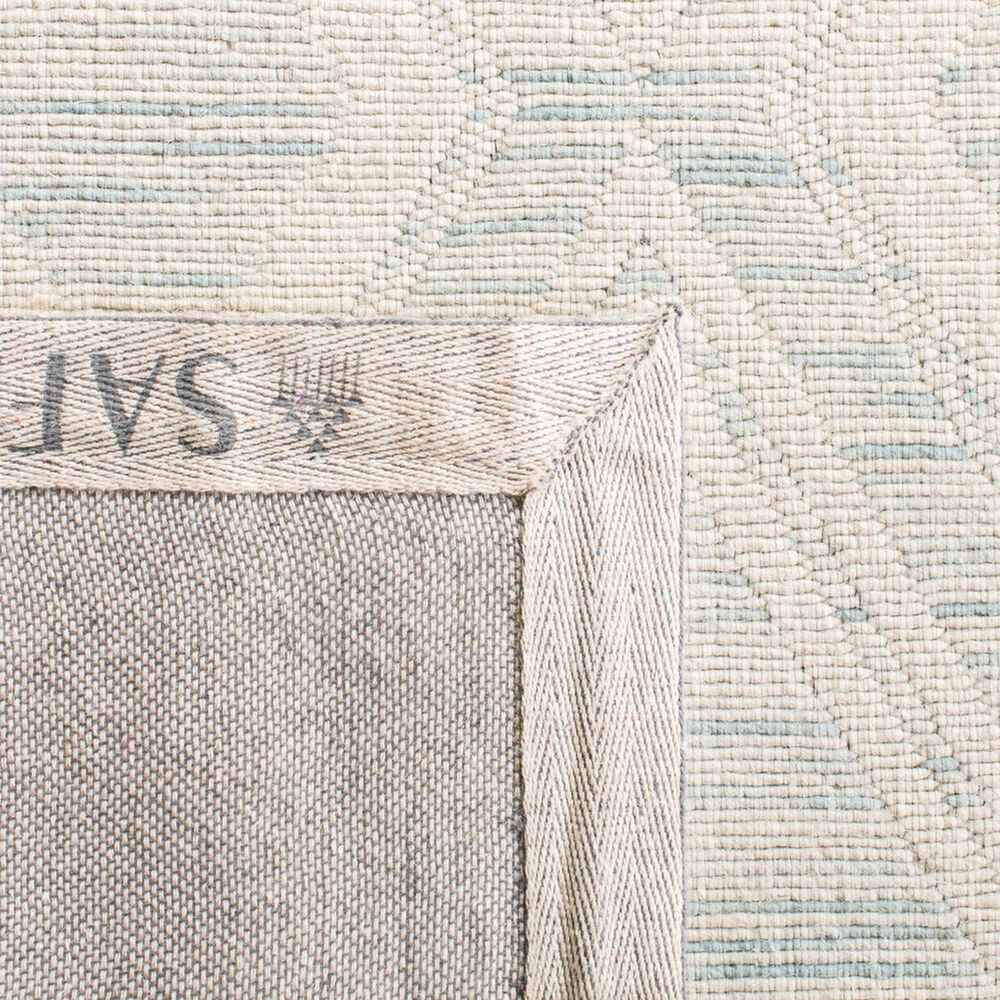 Safavieh Marbella Geometric 2&#39;3&quot; x 8&#39; Light Blue and Ivory Runner, , large