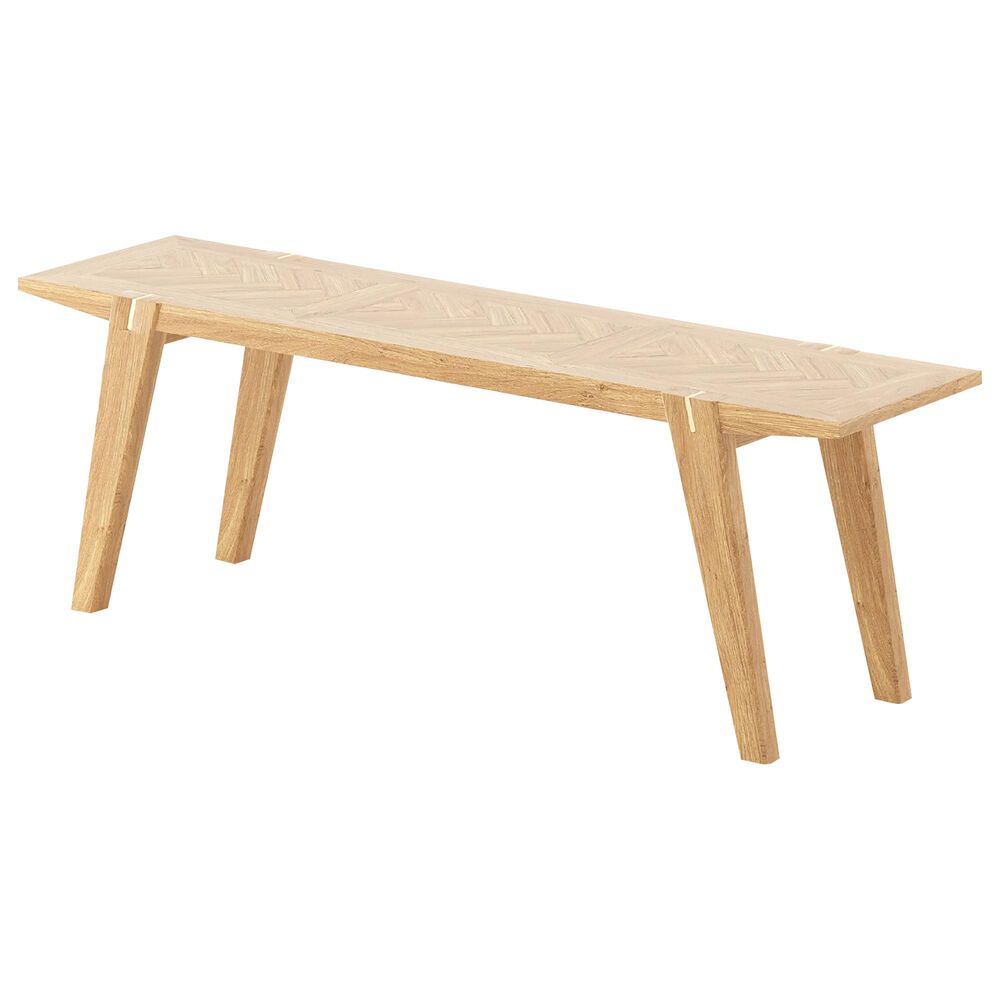 LH Imports Colton Bench in Nordic Natural, , large