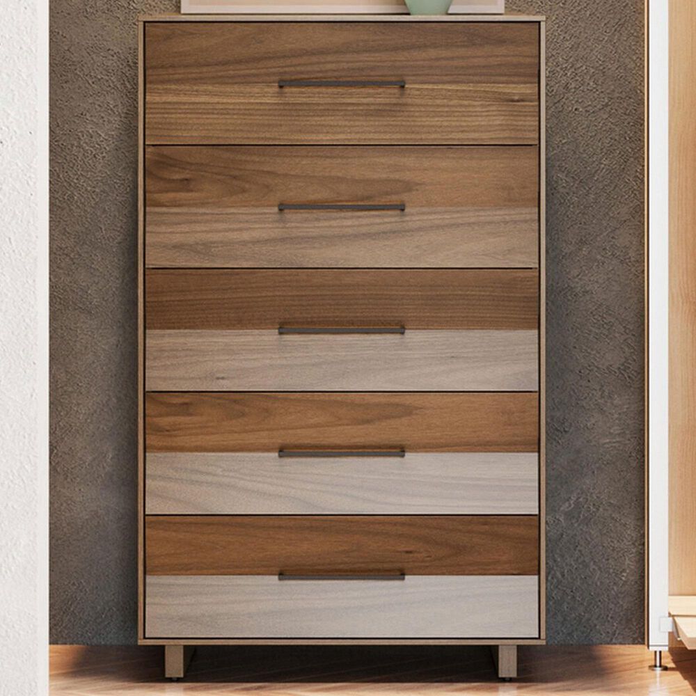 BDI Kava 5-Drawer Chest in Natural Walnut, , large