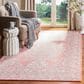 Safavieh Micro-Loop Oriental 5" x 8" Pink and Ivory Area Rug, , large