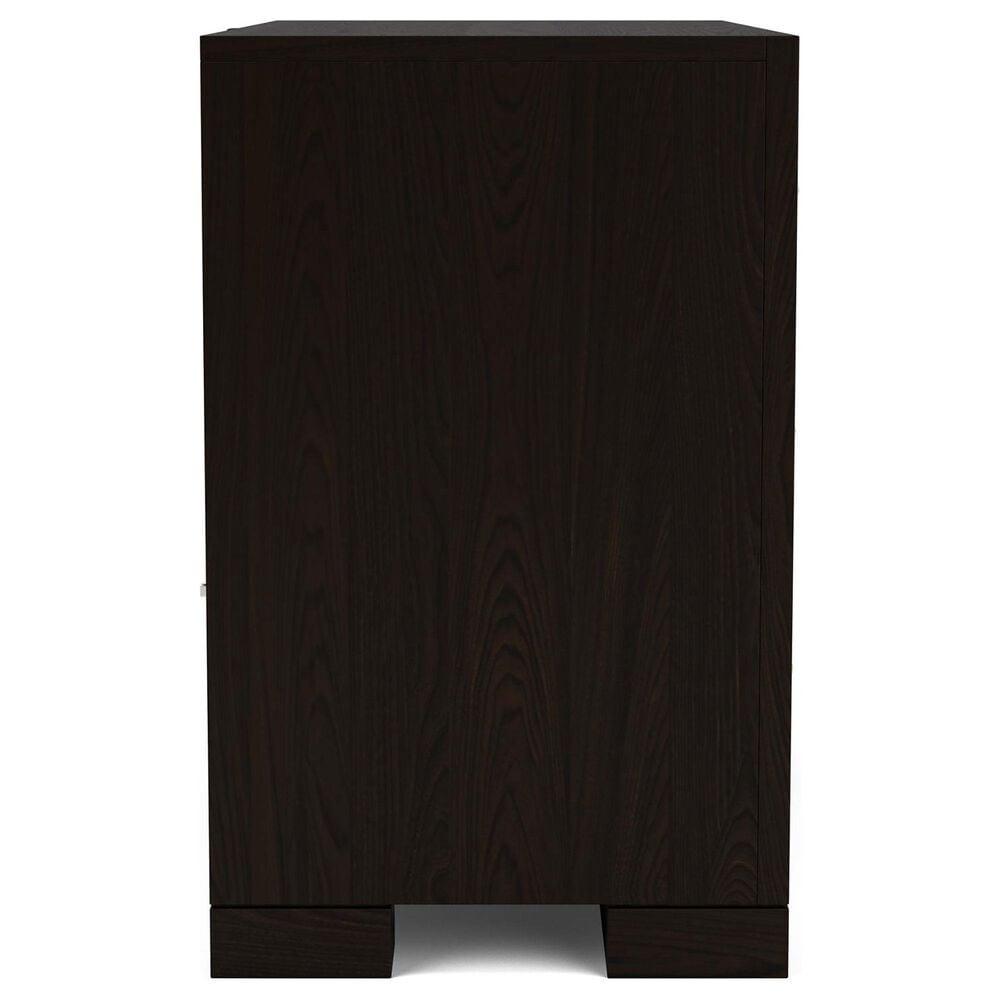 Riverside Furniture Lydia 5 Piece Queen Platform Upholstered Bedroom Set in Dark Cabernet, , large