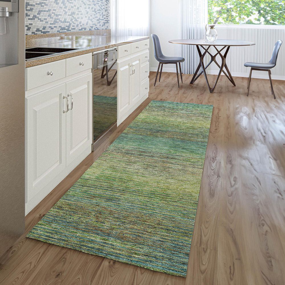Dalyn Rug Company Trevi TV1 2&#39;3&quot; x 7&#39;6&quot; Aloe Runner, , large