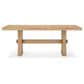 Millenium Galliden Trestle Dining Table in Brown, , large