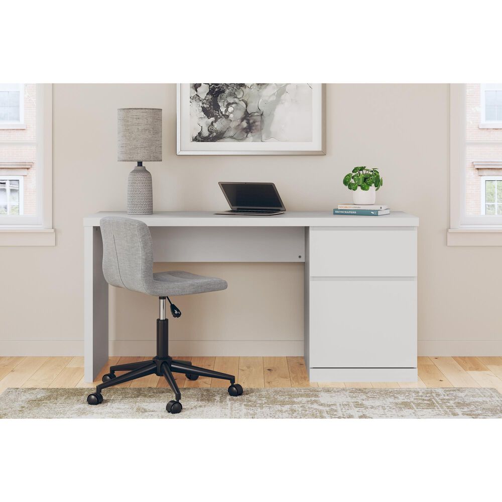 Ashley Onita 1-Drawer Home Office Desk in White, , large