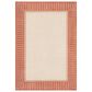 Surya Alfresco 8"10" x 12"10" Rust and Beige Indoor/Outdoor Area Rug, , large