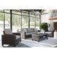 Signature Design by Ashley Cloverbrooke 4-Piece Conversation Set in Gray, , large