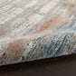 Nourison Rustic Textures Grey and Multicolor 6" x 9" Area Rug, , large