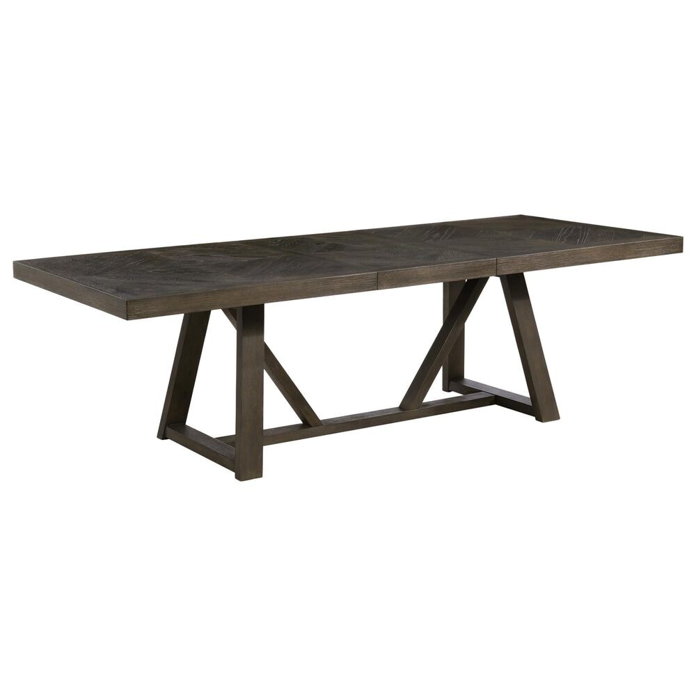Hawthorne Furniture Hearst 7-Piece Rectangular Dinning Set in Reclaimed Chevron, , large