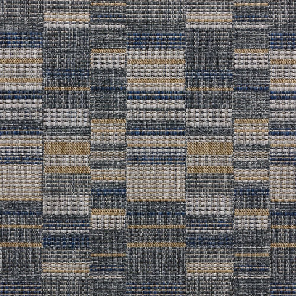 Loloi II Birch 2&#39;3&quot; x 3&#39;9&quot; Denim and Gold Indoor/Outdoor Area Rug, , large