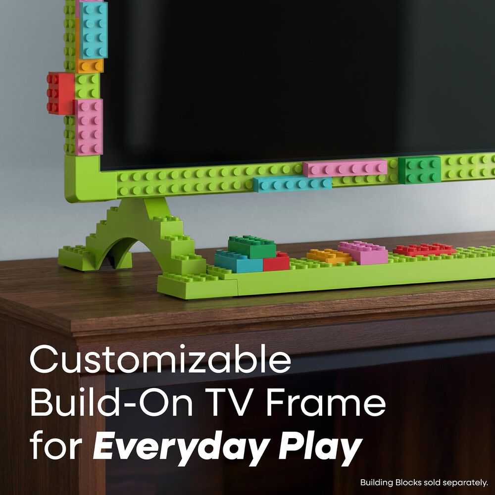 Element 32" Class 1080P FHD Building Block in Green - Smart Roku TV, , large