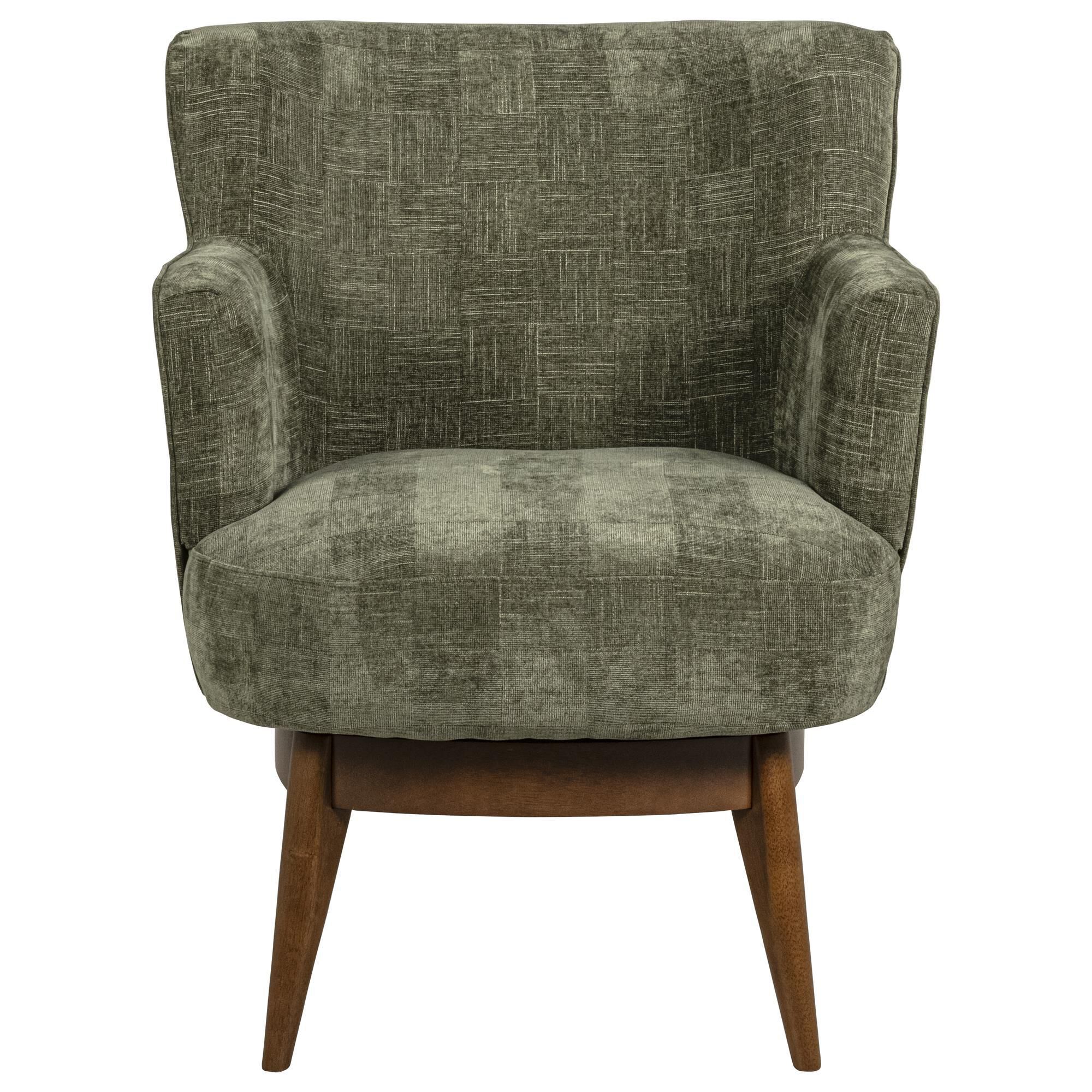 Best Home Furnishings Swivel Chair in Olive