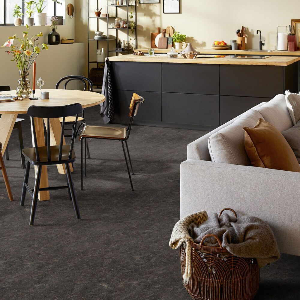 Forbo Marmoleum Cinch Loc Seal 12&quot; x 12&quot; Laminate Tile in Dark Bistre, , large