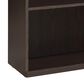 Valor Living Jefferson 2-Shelf Bookcase in Espresso, , large
