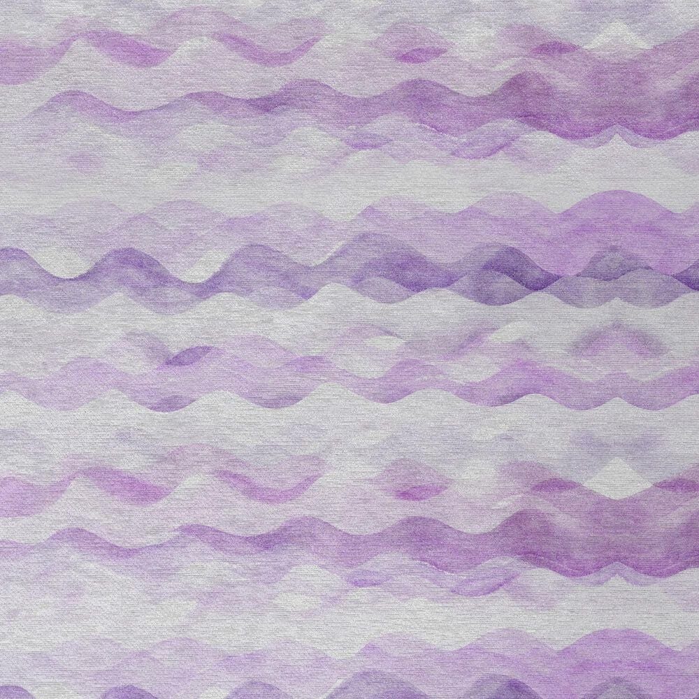 Dalyn Rug Company Seabreeze Chevron 2&#39;3&quot; x 7&#39;6&quot; Violet Runner, , large