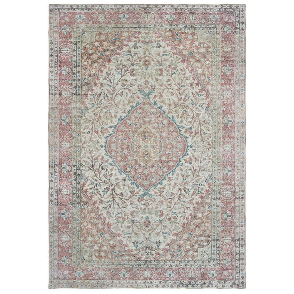 Oriental Weavers Sofia 85812 8"3" x 11"6" Ivory and Pink Area Rug, , large
