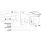 Vaxcel International Co. Ltd. Outdoor Motion Sensor Wall Mount in Black, , large