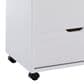 Linon Home Decor Cary 8-Drawer Rolling Cart in White Wash, , large