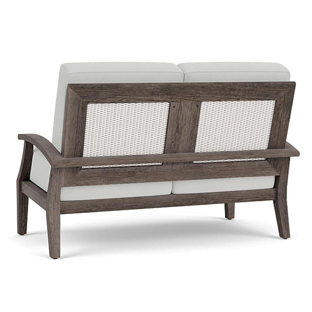Lloyd Flanders Frontier Outdoor Loveseat in Bright Side Fog, , large