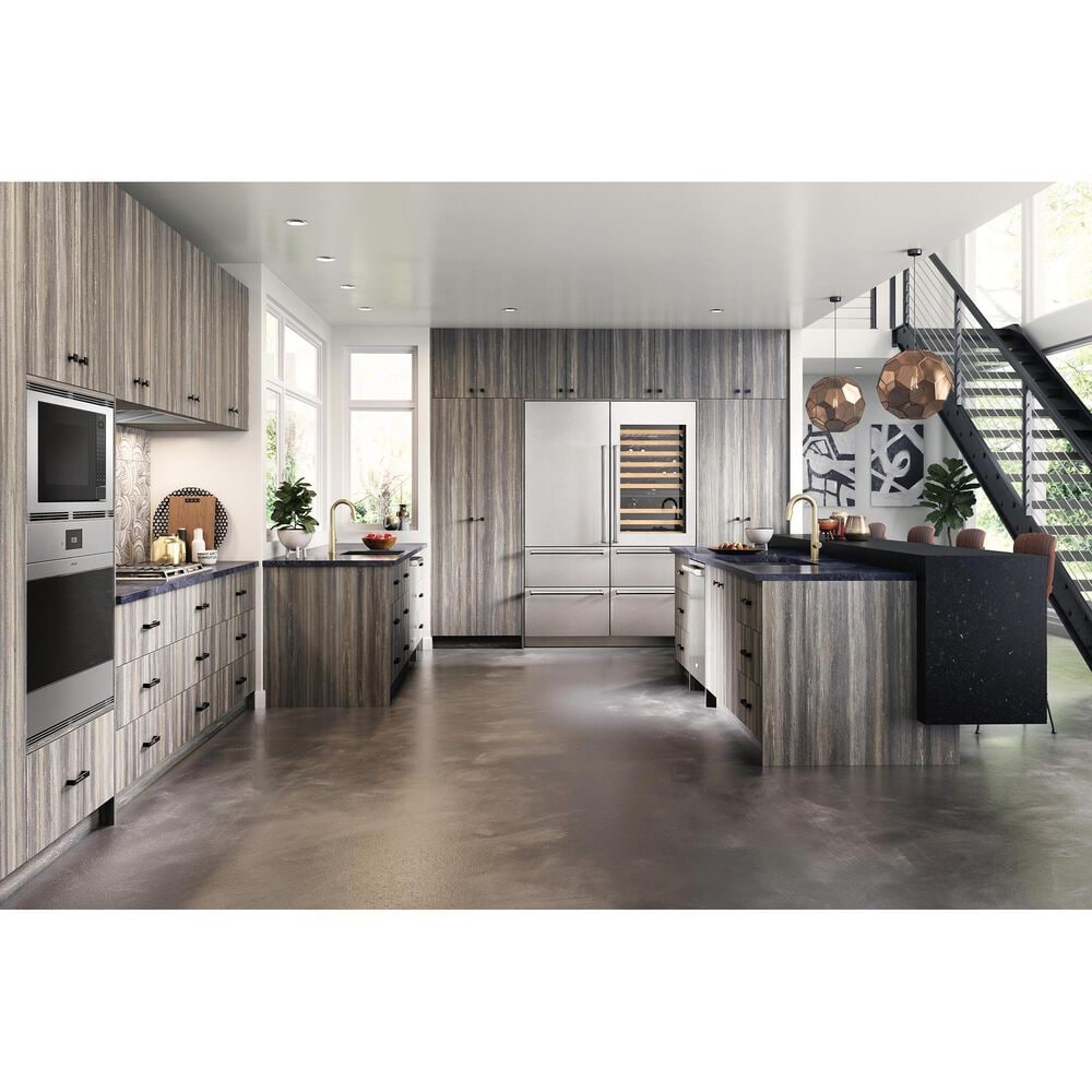 Sub Zero 15.6 Cu. Ft. Designer Left Hinge Over and Under Refrigerator-Freezer in Panel Ready, , large