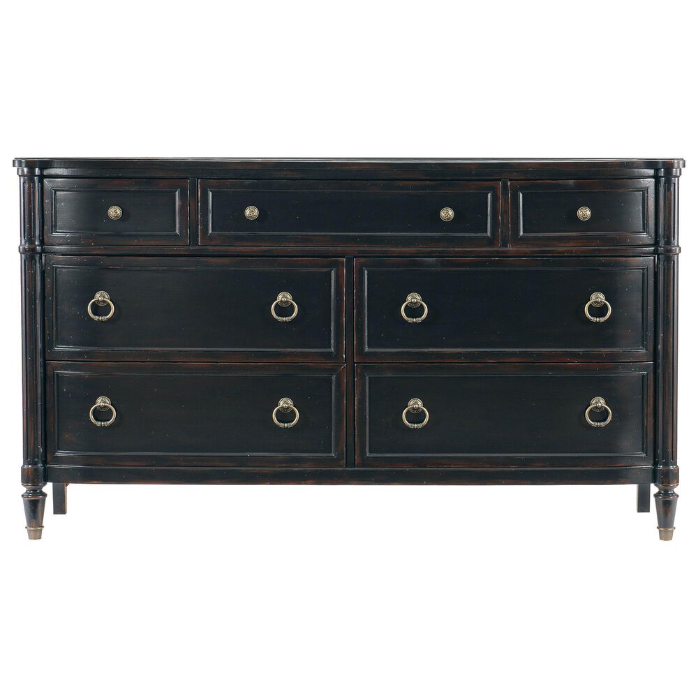Hooker Furniture Charleston 7-Drawer Dresser in Black Cherry, , large