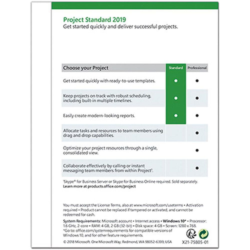 Microsoft Project Standard 2019, , large