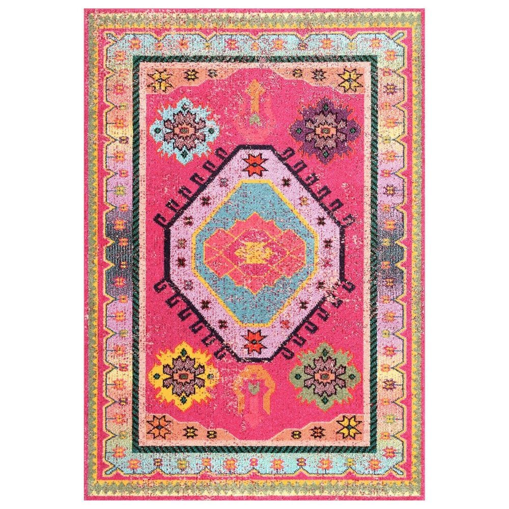 nuLOOM Bella KSBL03A 5' x 8' Pink Area Rug, , large