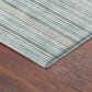 Dalyn Rug Company Soft Essentials Striped Sky 8" x 10" Indoor/Outdoor Area Rug, , large
