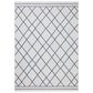 Loloi Easton Ivory and Denim 2"3" x 3"9" Indoor/Outdoor Area Rug, , large