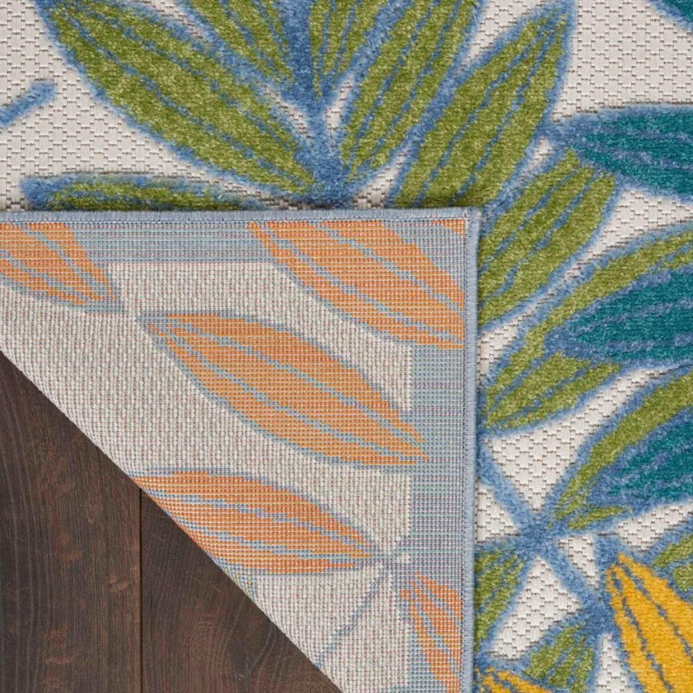 Nourison Aloha ALH18 3&#39;6&quot; x 5&#39;6&quot; Ivory and Multicolor Indoor/Outdoor Area Rug, , large
