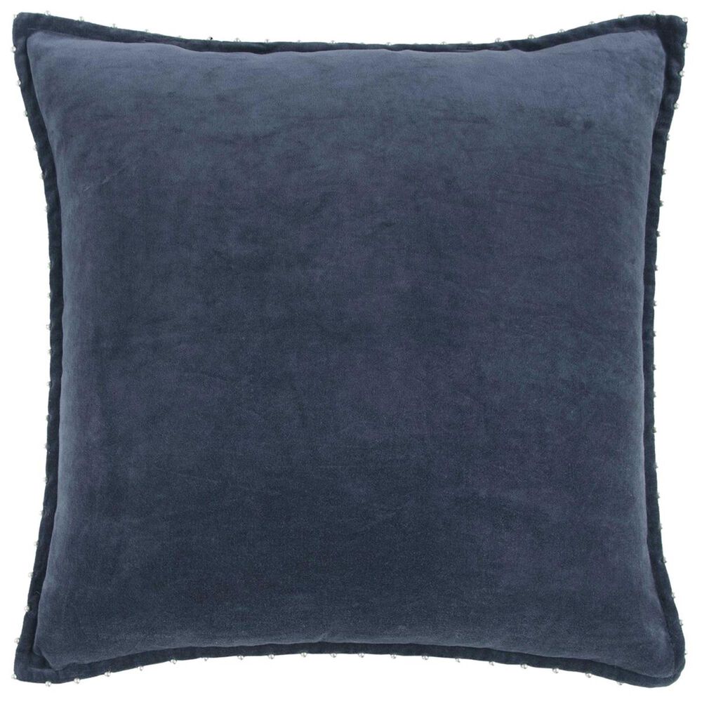 Rizzy Home 22" x 22" Poly-Fill Pillow in Indigo, , large