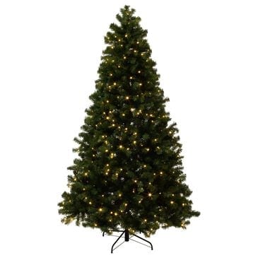 Timberlake 7.5 ft Artificial Christmas Tree with 450 LED Lights in Green, , large