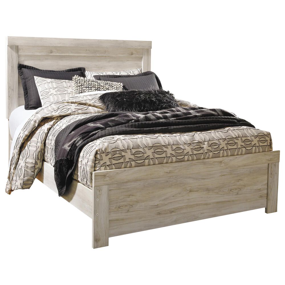 Ashley Bellaby Queen Panel Bed in White Wash, , large