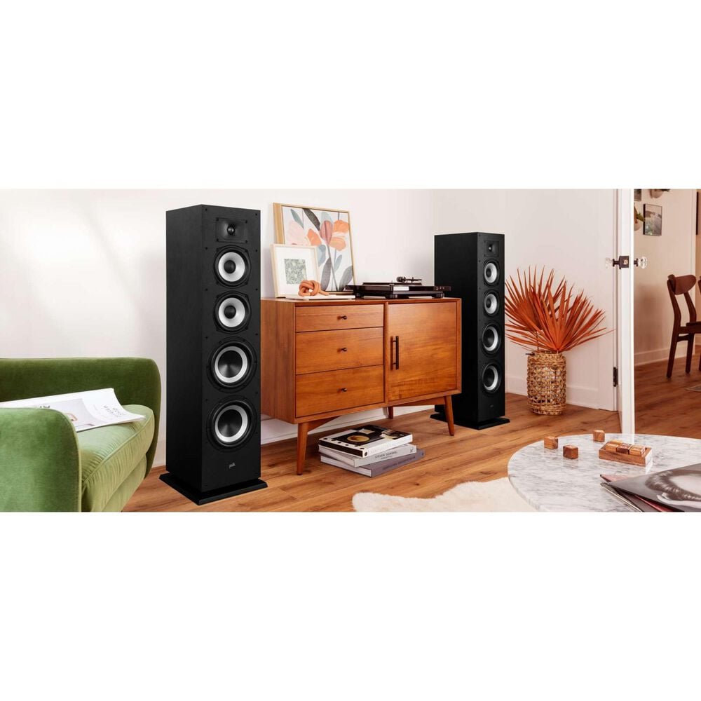 Polk Audio Large Tower Floor-Standing Speaker in Black, , large