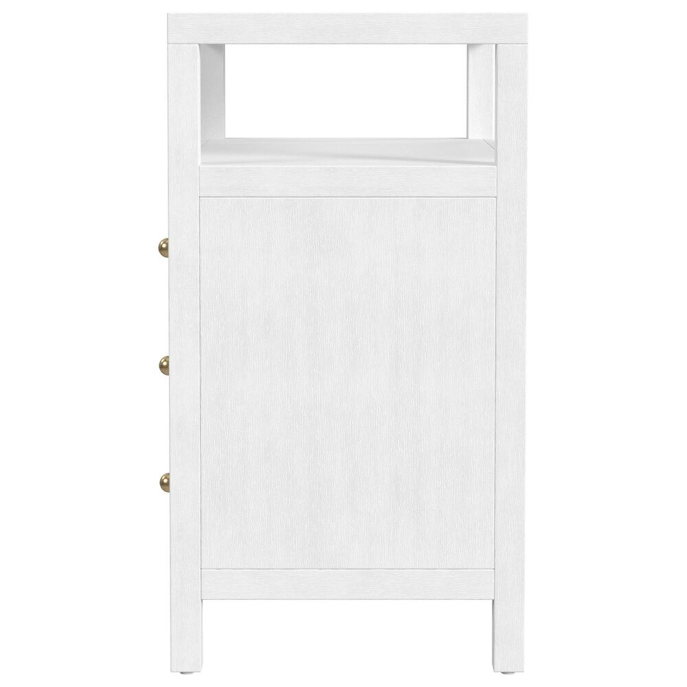 Butler Specialty Company Nora 3-Drawer Nightstand in Textured White, , large