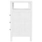 Butler Specialty Company Nora 3-Drawer Nightstand in Textured White, , large