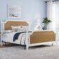 Richlands Furniture Melanie King Poster Panel Wood Bed in White, , large