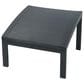 Three Birds Casual Tribeca Outdoor Ottoman in Black, , large