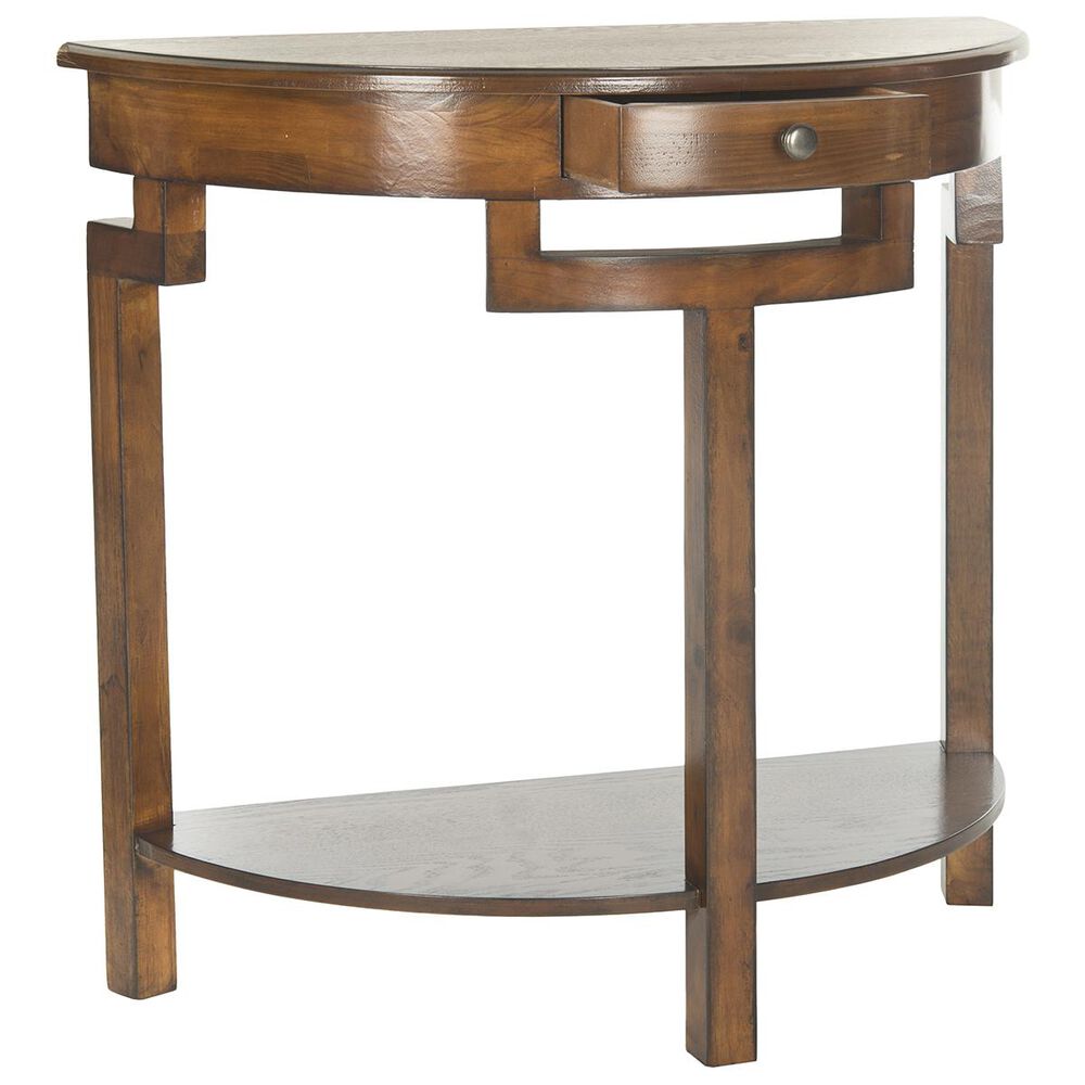 Safavieh Liana Console Table in Filbert Brown, , large